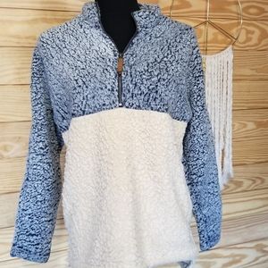 Faux Sherpa Pullover